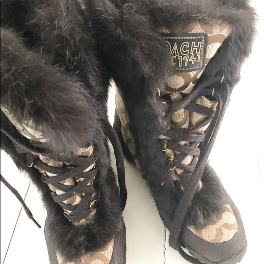Coach winter boots